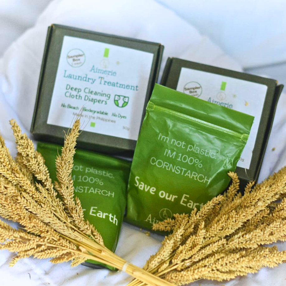 Aimerie Laundry Treatment for Deep Cleaning Stripping Cloth Diapers (Sampler Box)