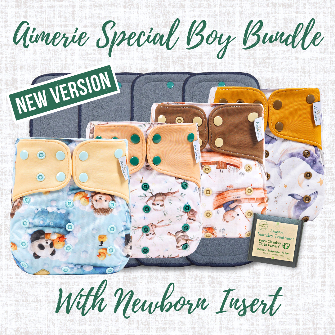 Newborn Bundle Aimerie Special Cloth Diapers With Inserts