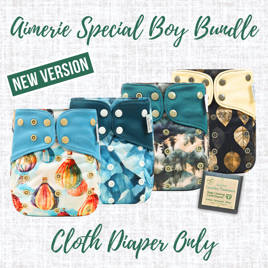 Newborn Bundle Aimerie Special Cloth Diapers With Inserts