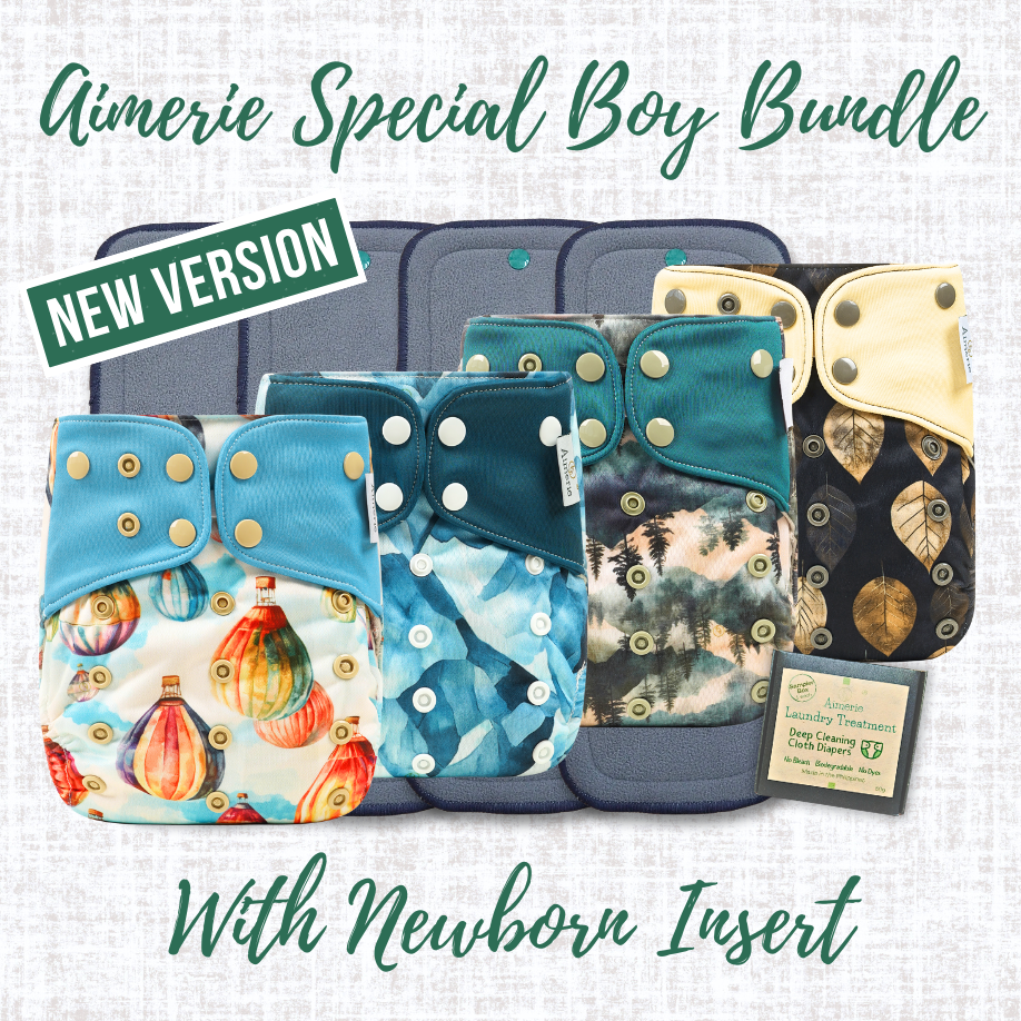 Newborn Bundle Aimerie Special Cloth Diapers With Inserts