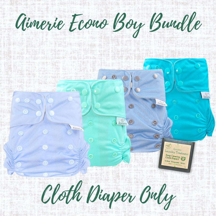 Newborn Bundle Aimerie Econo Cloth Diapers With Inserts