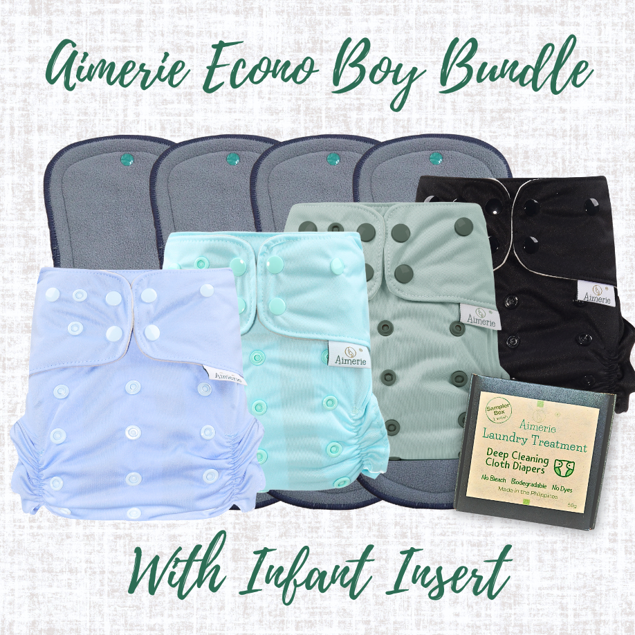 Infant Bundle Aimerie Econo Cloth Diapers With Inserts