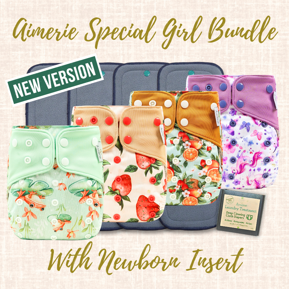 Newborn Bundle Aimerie Special Cloth Diapers With Inserts