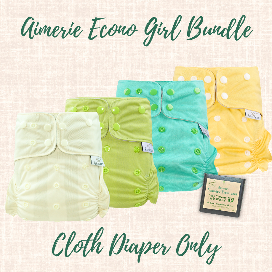 Newborn Bundle Aimerie Econo Cloth Diapers With Inserts