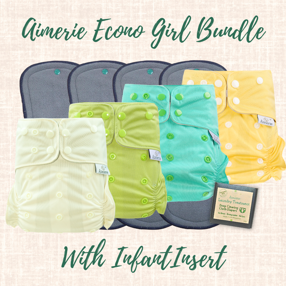 Infant Bundle Aimerie Econo Cloth Diapers With Inserts