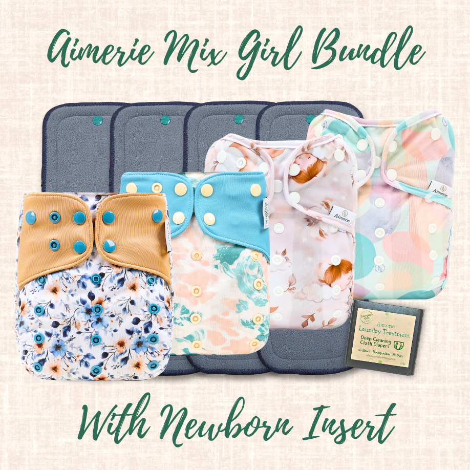Newborn Mixed Bundle Aimerie Cloth Diapers Classic and Special