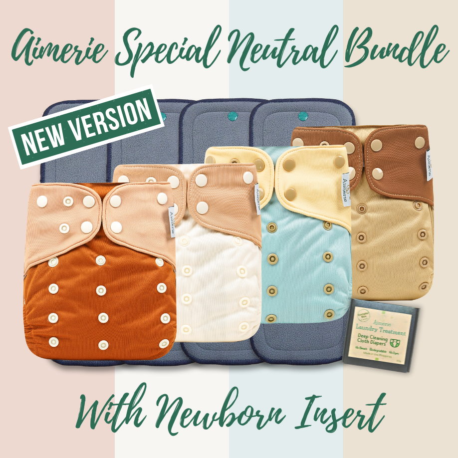 Newborn Bundle Aimerie Special Cloth Diapers With Inserts