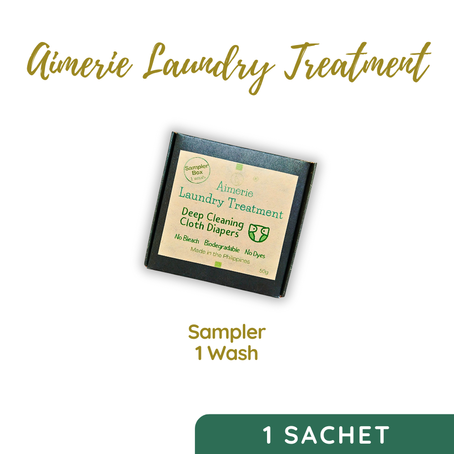 Aimerie Laundry Treatment for Deep Cleaning Stripping Cloth Diapers (Sampler Box)
