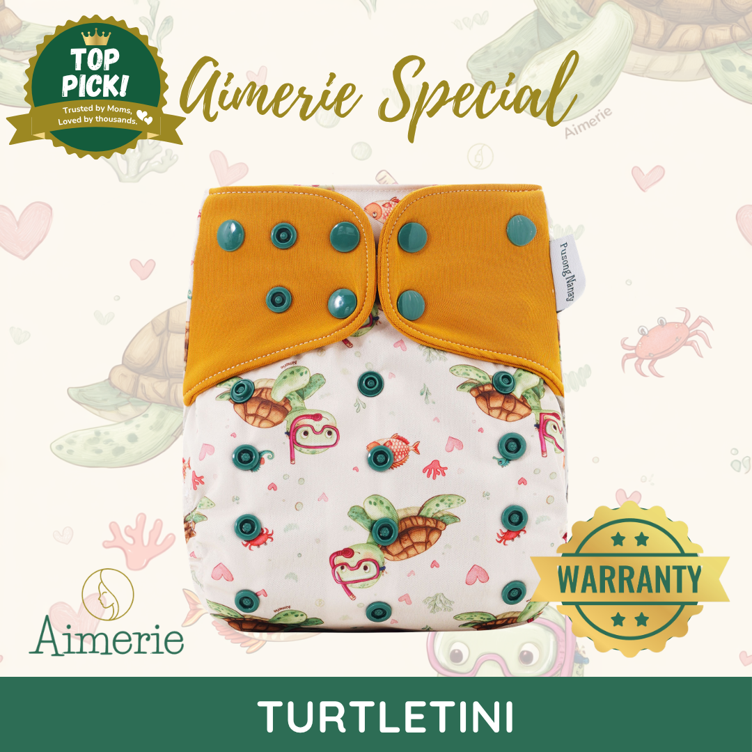 Aimerie Presko Time Cloth Diaper Special Modern Lampin 3D Gussets