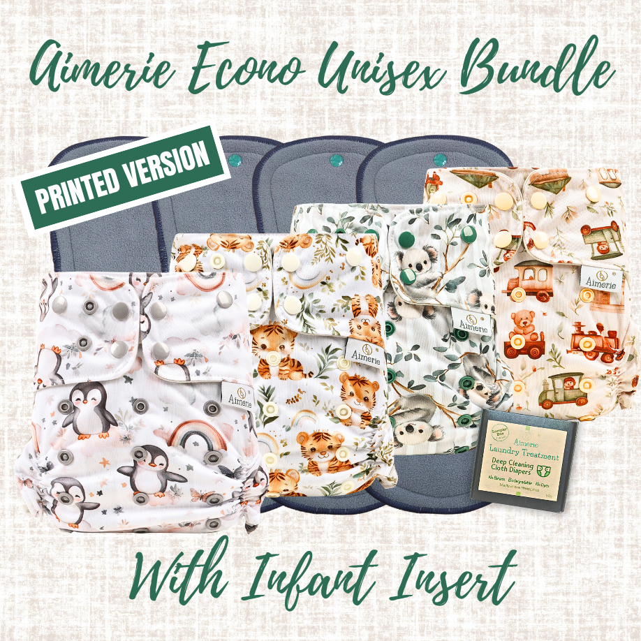 Infant Bundle Aimerie Econo Cloth Diapers With Inserts