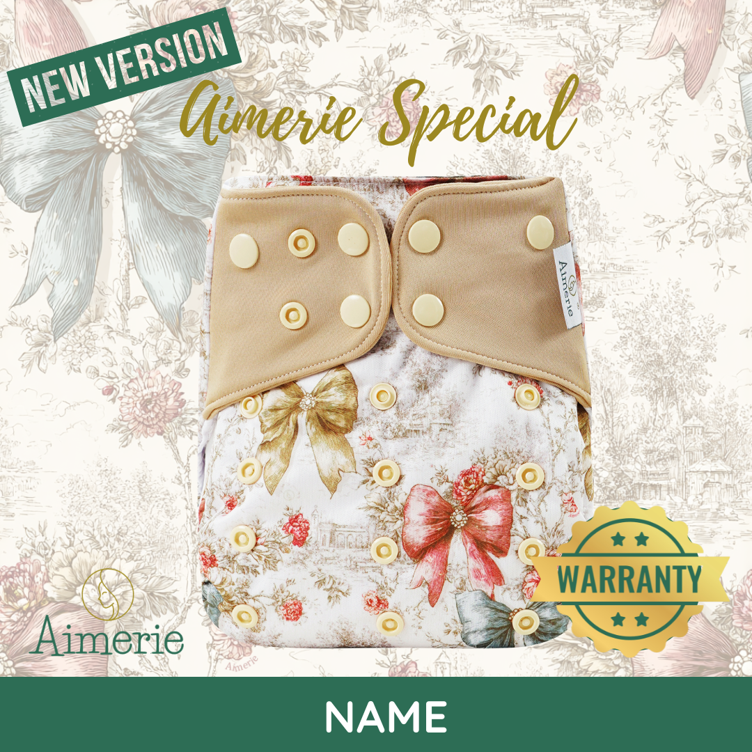 Aimerie Presko Time Cloth Diaper Special Modern Lampin 3D Gussets