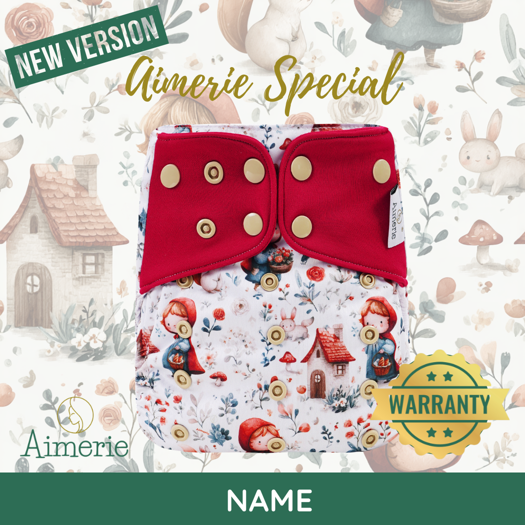 Aimerie Presko Time Cloth Diaper Special Modern Lampin 3D Gussets