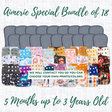 Load image into Gallery viewer, Aimerie Diaper Bundle of 18
