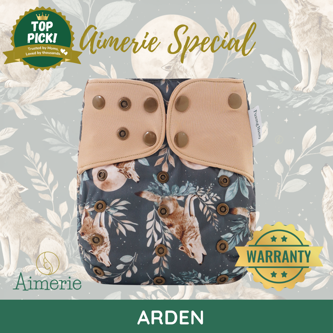 Aimerie Presko Time Cloth Diaper Special Modern Lampin 3D Gussets