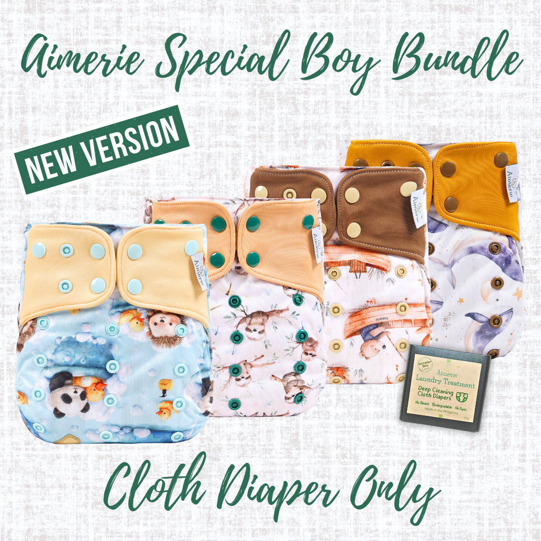 Newborn Bundle Aimerie Special Cloth Diapers With Inserts