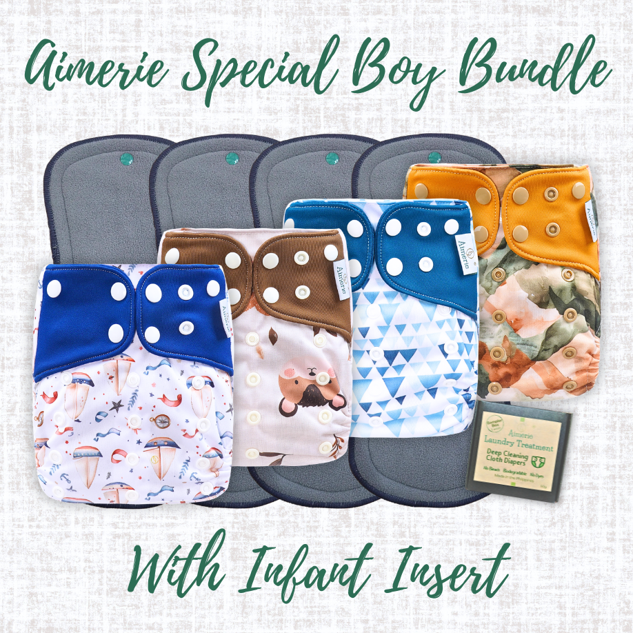 Infant Bundle Aimerie Special Cloth Diapers With Inserts