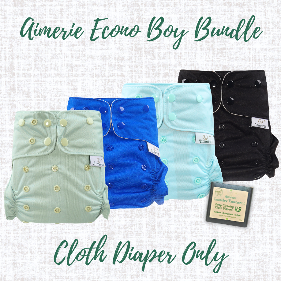 Newborn Bundle Aimerie Econo Cloth Diapers With Inserts