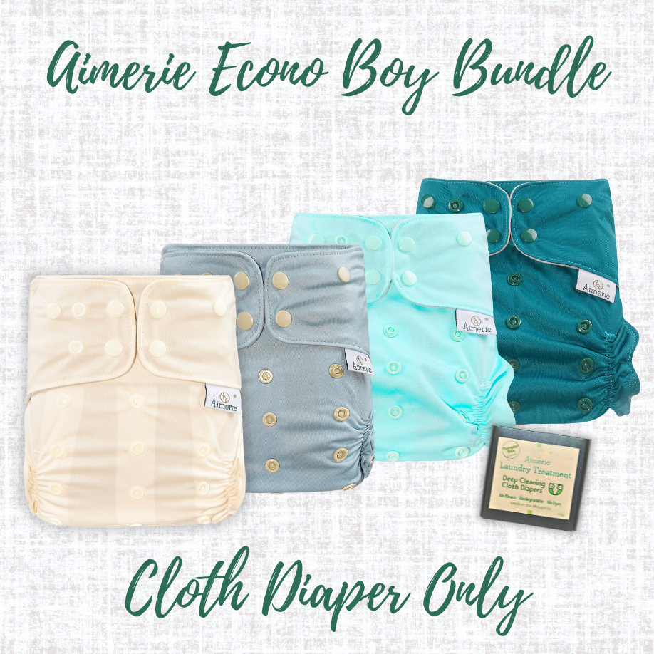 Newborn Bundle Aimerie Econo Cloth Diapers With Inserts