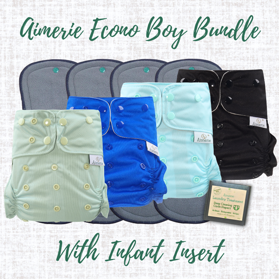 Infant Bundle Aimerie Econo Cloth Diapers With Inserts