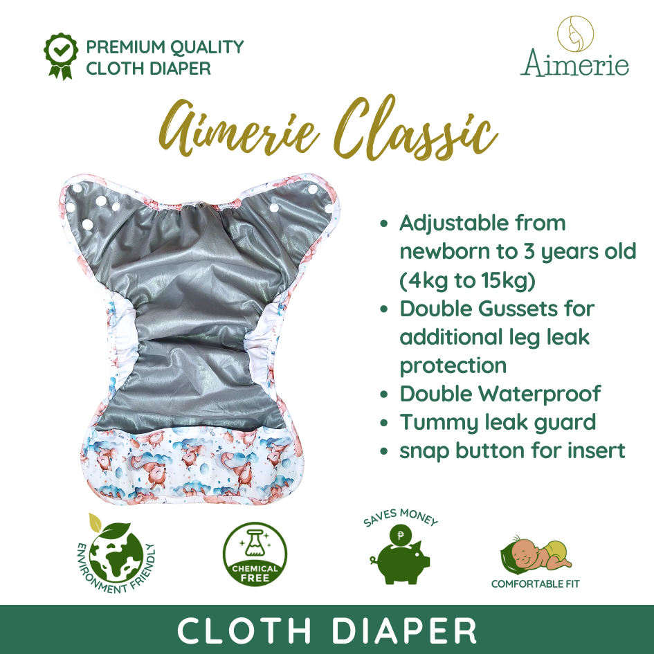 Newborn Mixed Bundle Aimerie Cloth Diapers Classic and Special