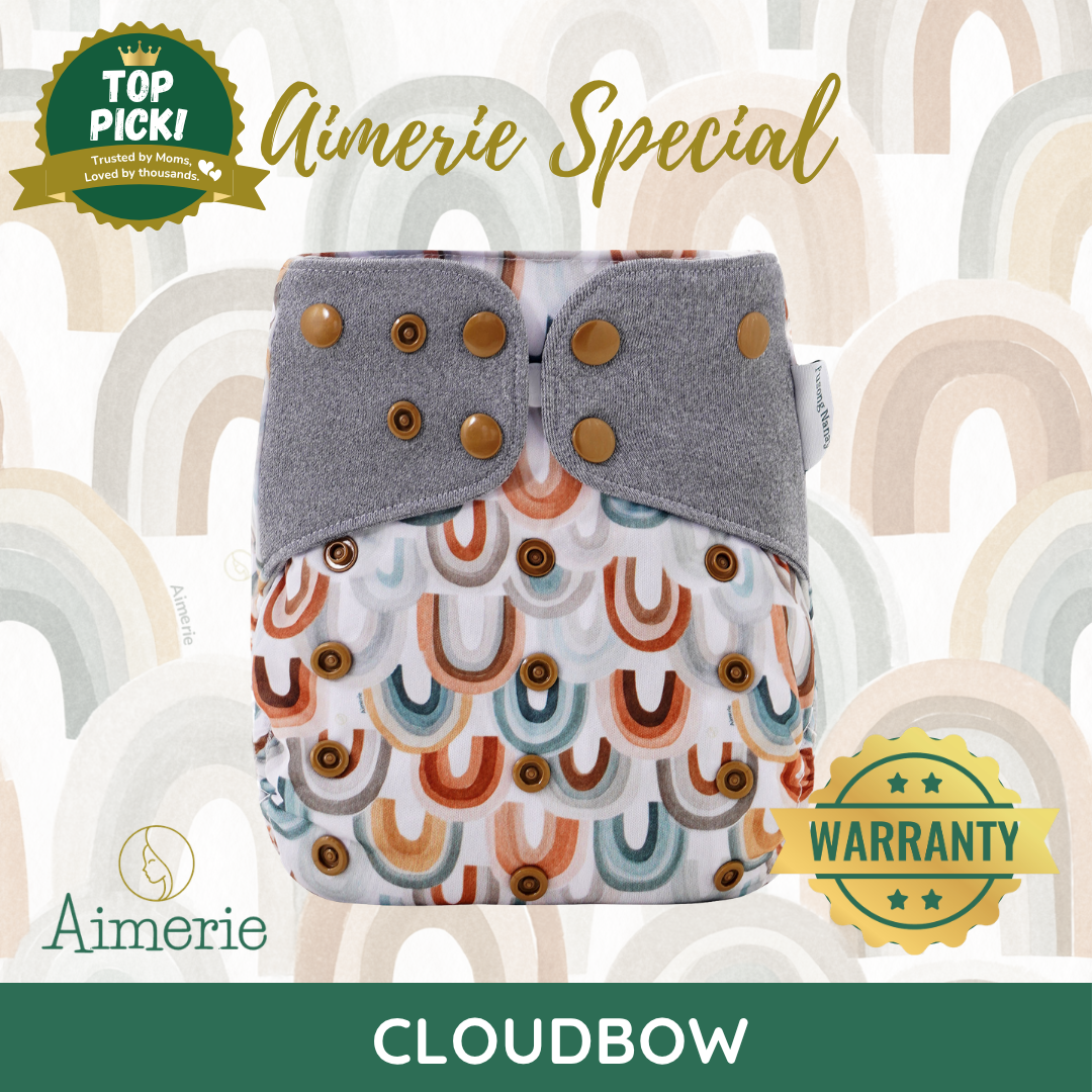 Aimerie Presko Time Cloth Diaper Special Modern Lampin 3D Gussets