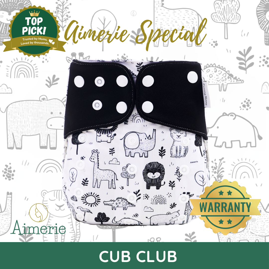 Aimerie Presko Time Cloth Diaper Special Modern Lampin 3D Gussets