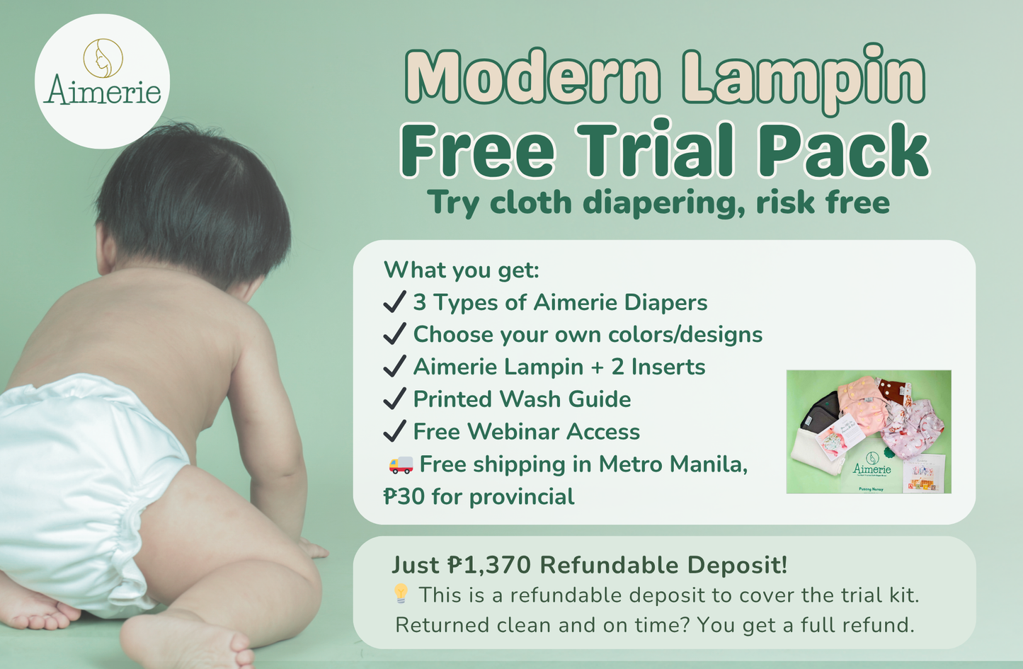 Aimerie Modern Lampin Free Trial Pack
