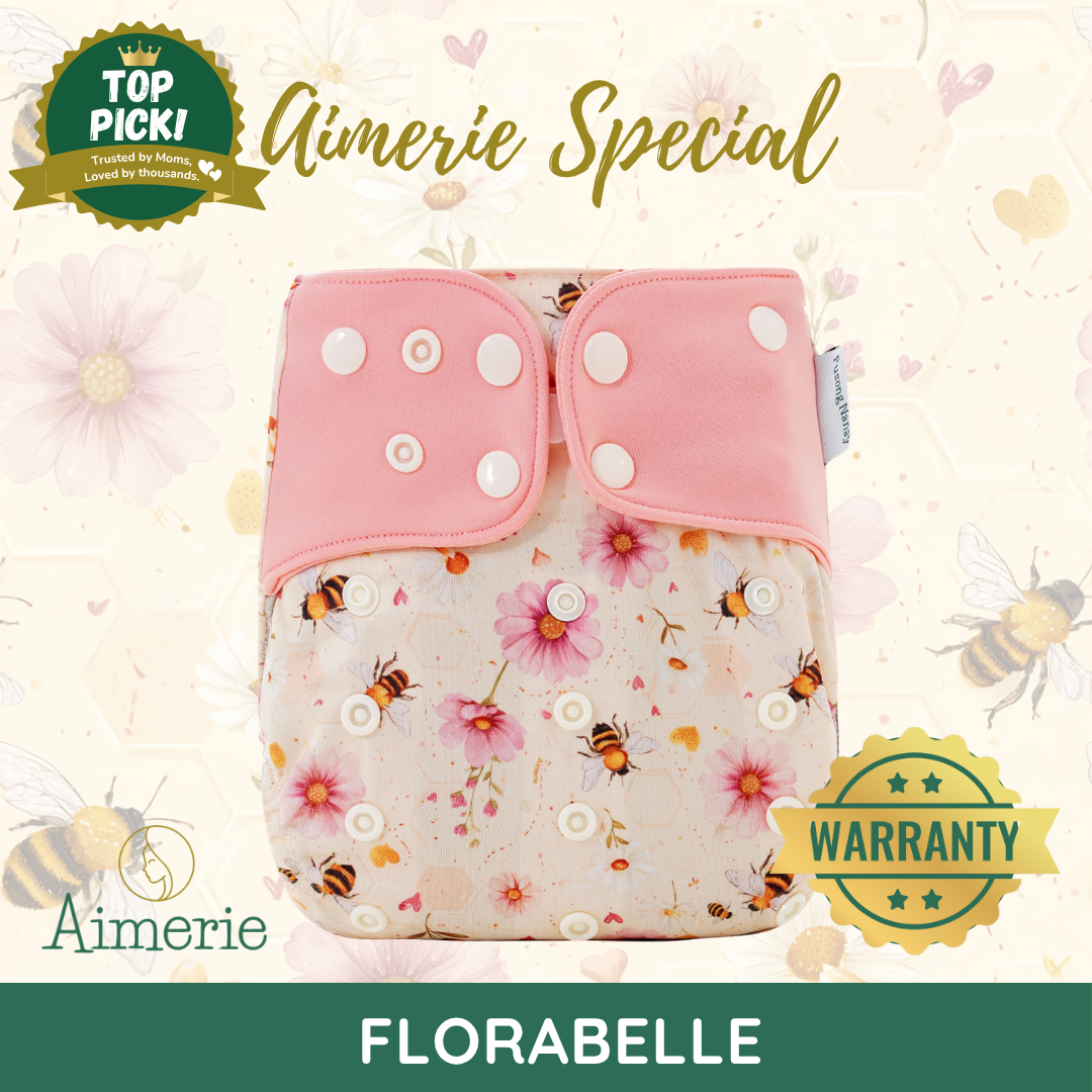 Aimerie Presko Time Cloth Diaper Special Modern Lampin 3D Gussets