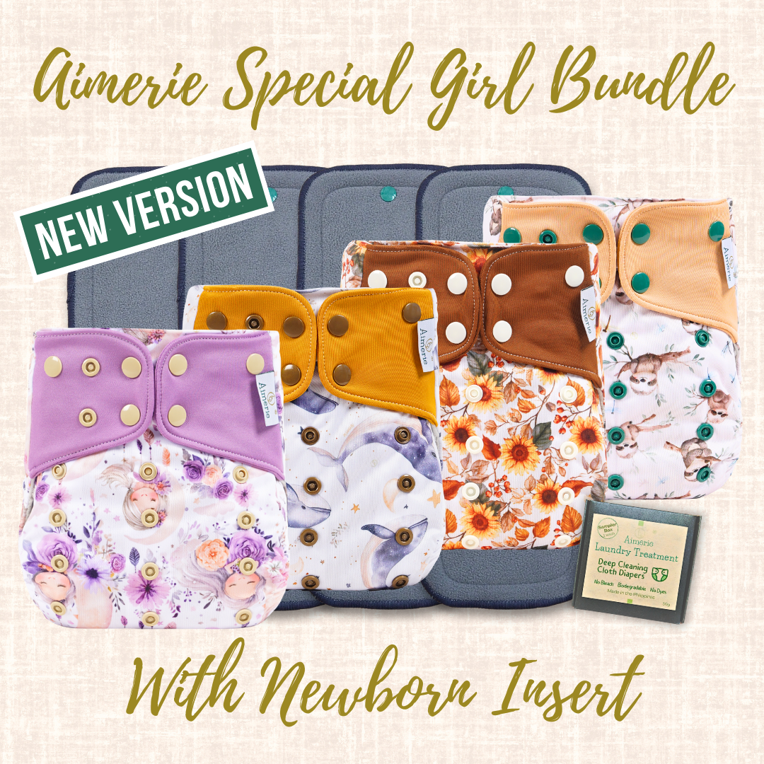 Newborn Bundle Aimerie Special Cloth Diapers With Inserts