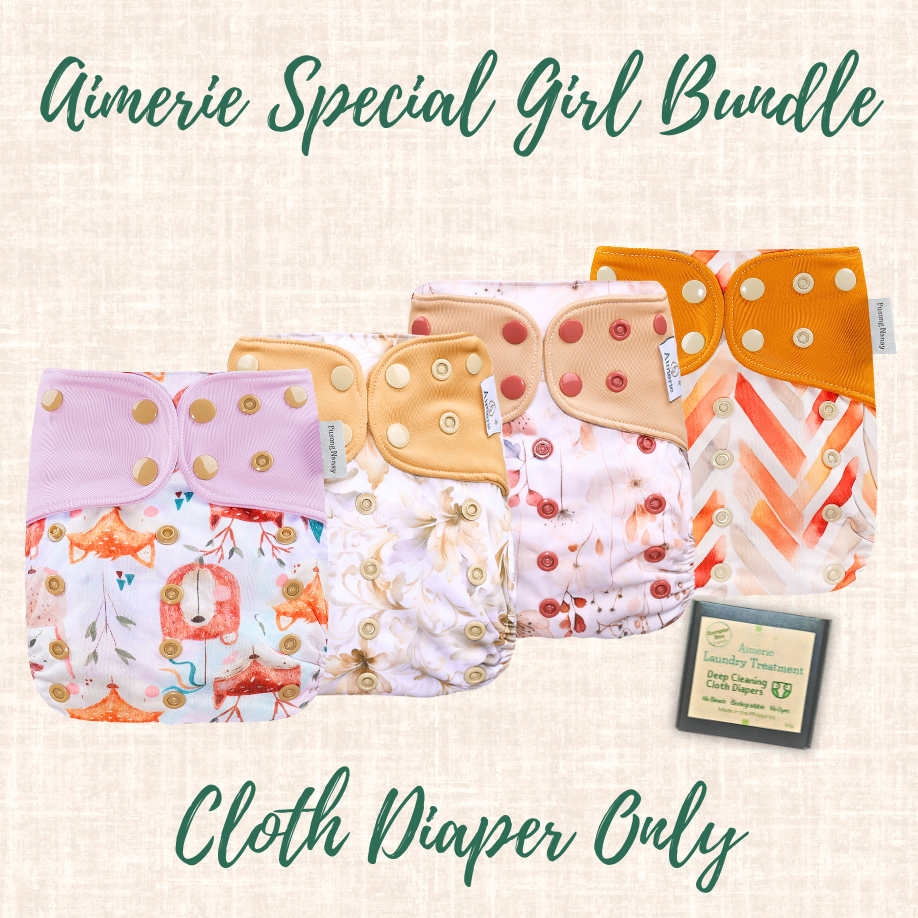 Newborn Bundle Aimerie Special Cloth Diapers With Inserts