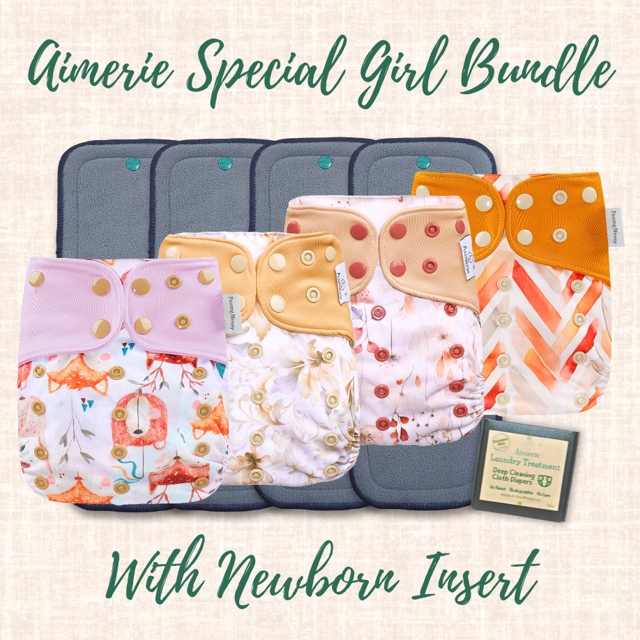 Newborn Bundle Aimerie Special Cloth Diapers With Inserts