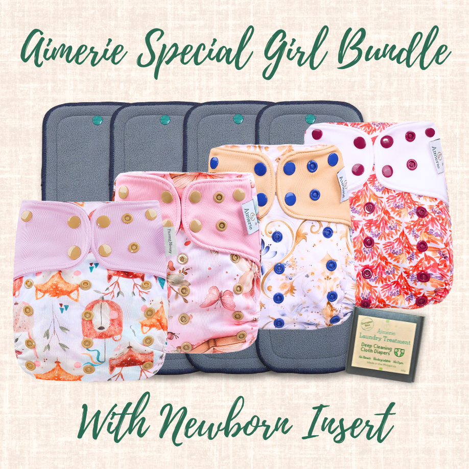 Newborn Bundle Aimerie Special Cloth Diapers With Inserts