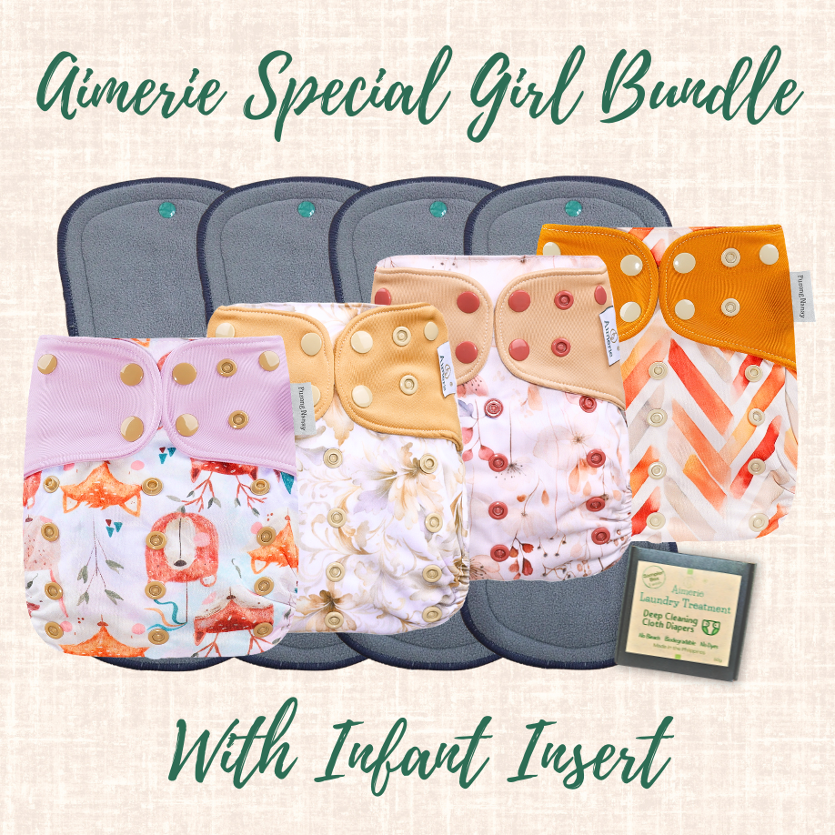 Infant Bundle Aimerie Special Cloth Diapers With Inserts