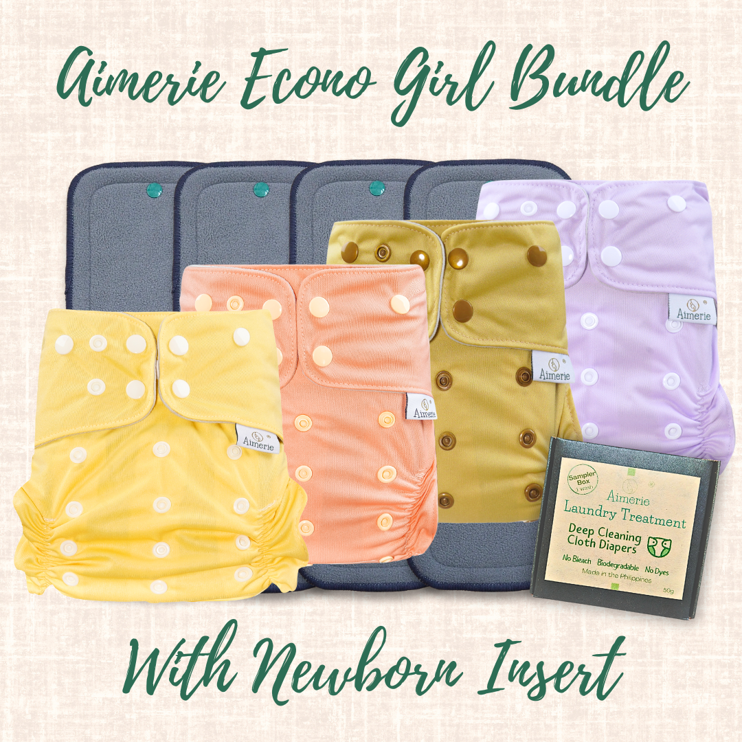 Newborn Bundle Aimerie Econo Cloth Diapers With Inserts