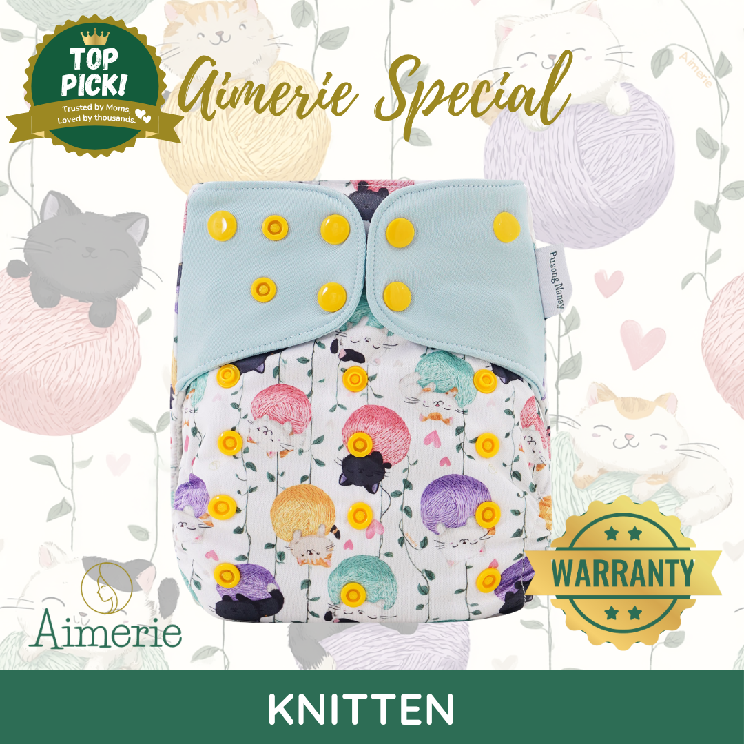 Aimerie Presko Time Cloth Diaper Special Modern Lampin 3D Gussets