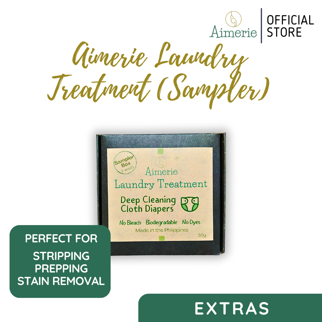 Aimerie Laundry Treatment for Deep Cleaning Stripping Cloth Diapers (Sampler Box)