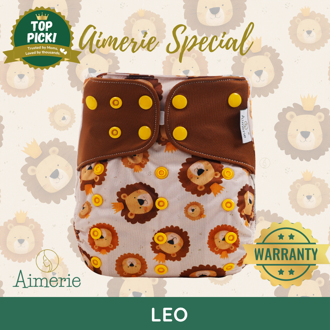 Aimerie Presko Time Cloth Diaper Special Modern Lampin 3D Gussets