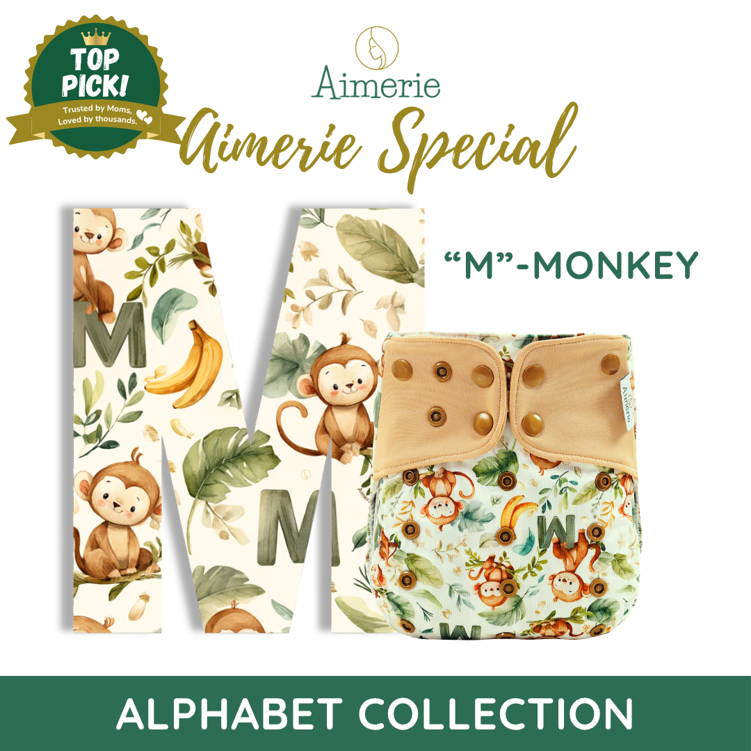 Aimerie Presko Time Cloth Diaper Special Modern Lampin 3D Gussets
