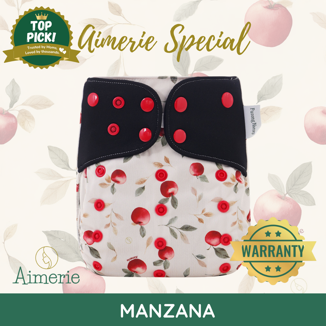 Aimerie Presko Time Cloth Diaper Special Modern Lampin 3D Gussets