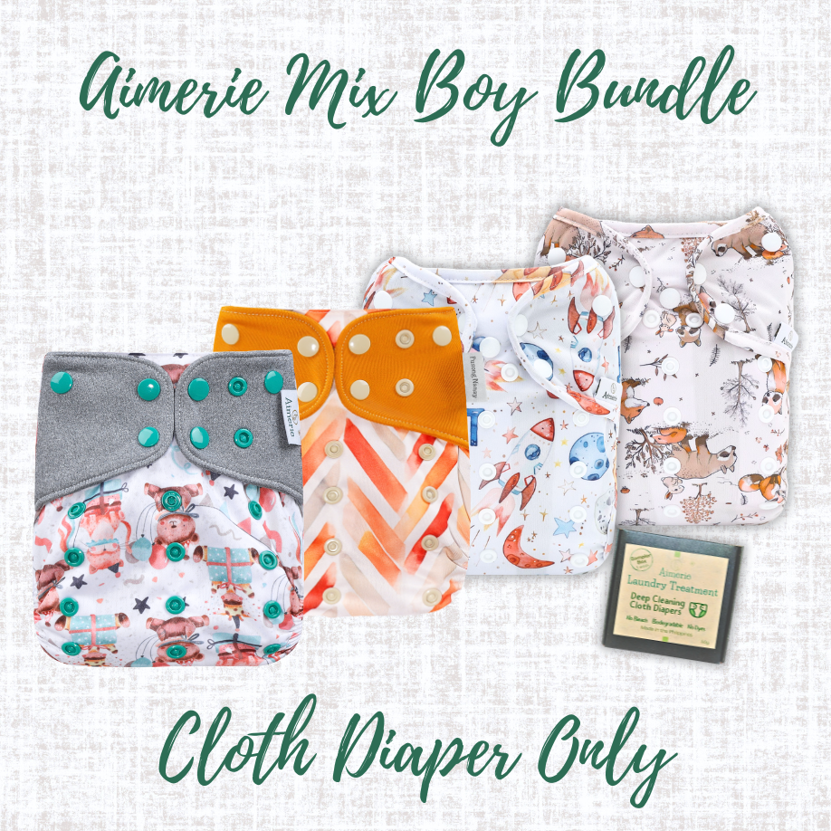 Newborn Mixed Bundle Aimerie Cloth Diapers Classic and Special