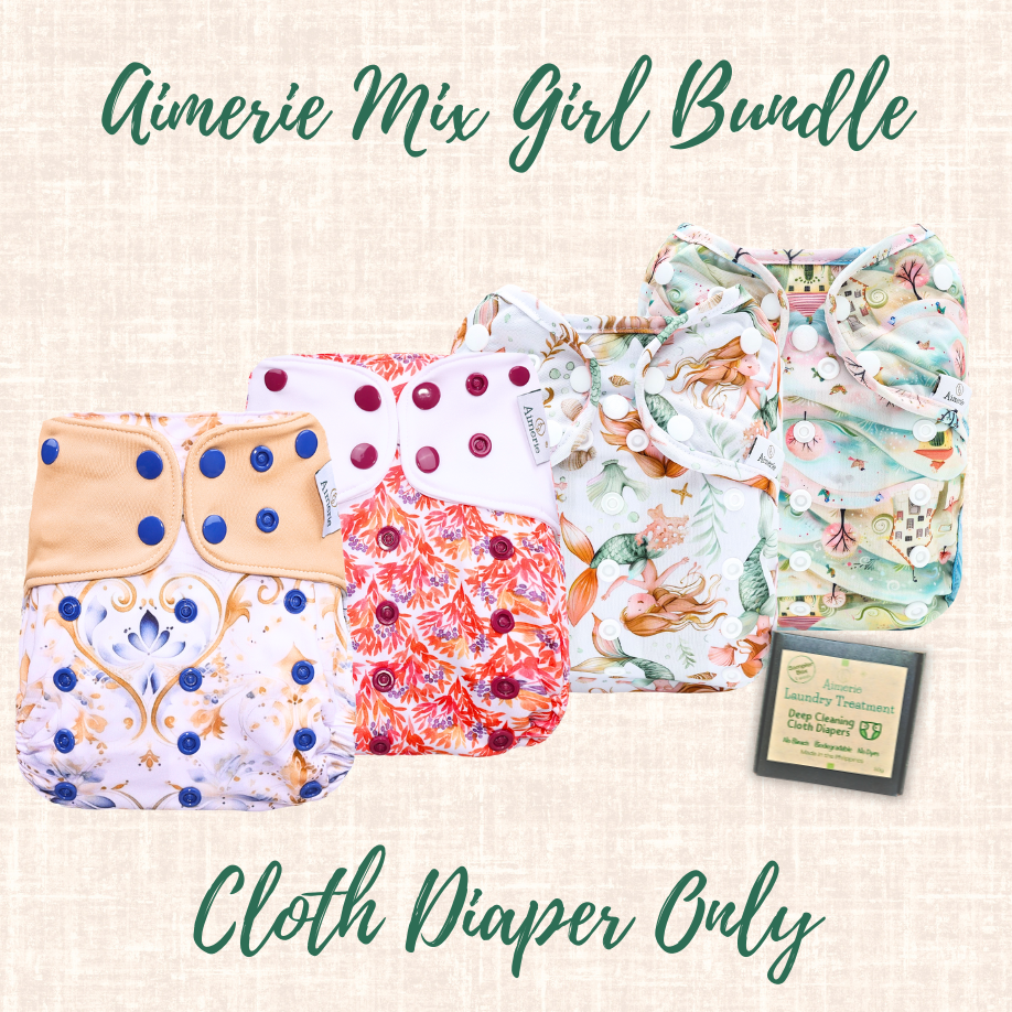 Newborn Mixed Bundle Aimerie Cloth Diapers Classic and Special