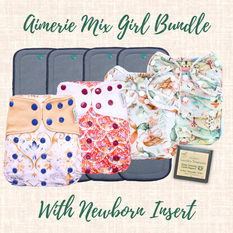 Newborn Mixed Bundle Aimerie Cloth Diapers Classic and Special