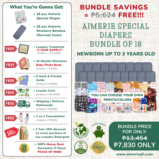 Aimerie Diaper Bundle of 18