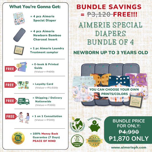 Aimerie Diaper Bundle of 4