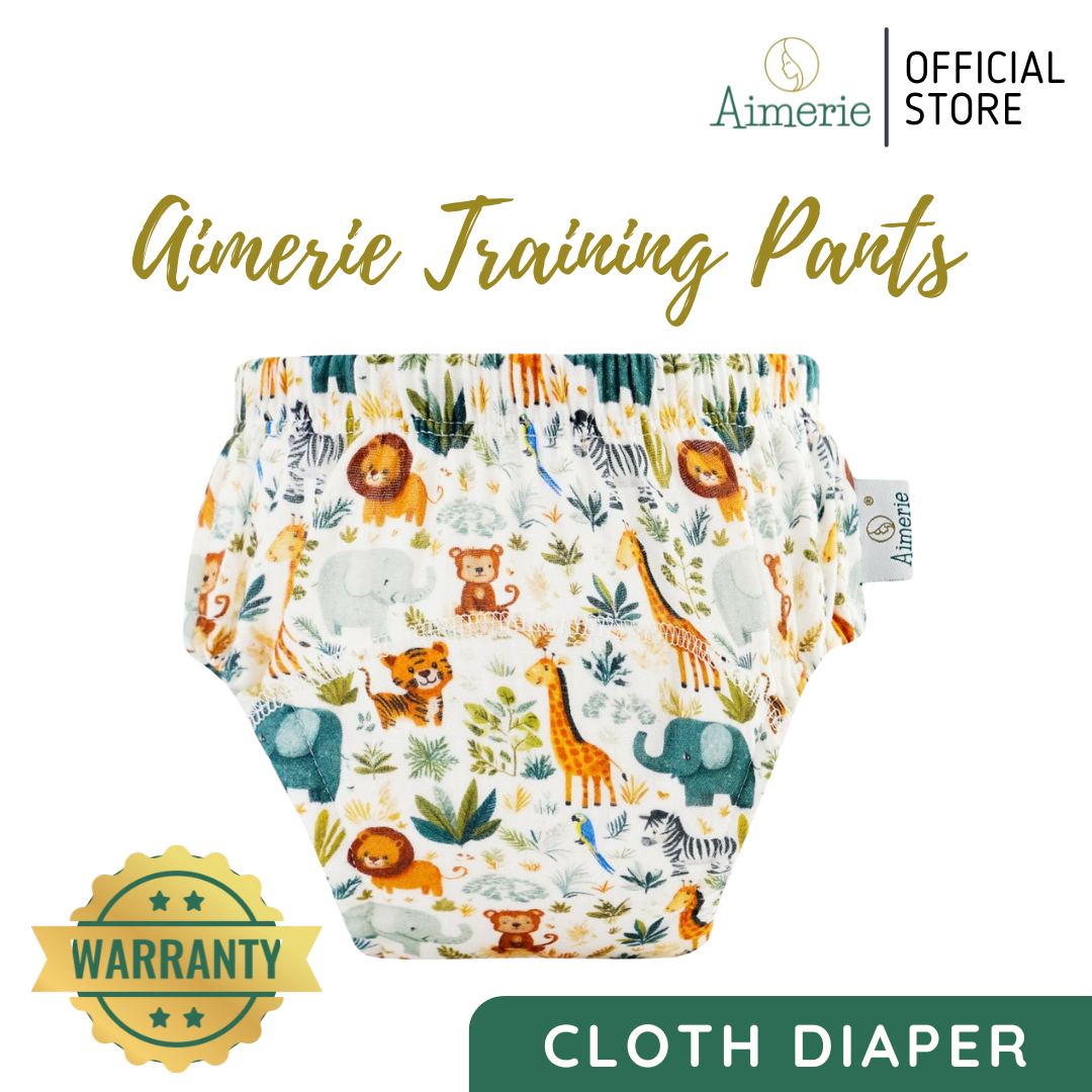 Aimerie Gentle Cotton Training Pants Pull Up Pants