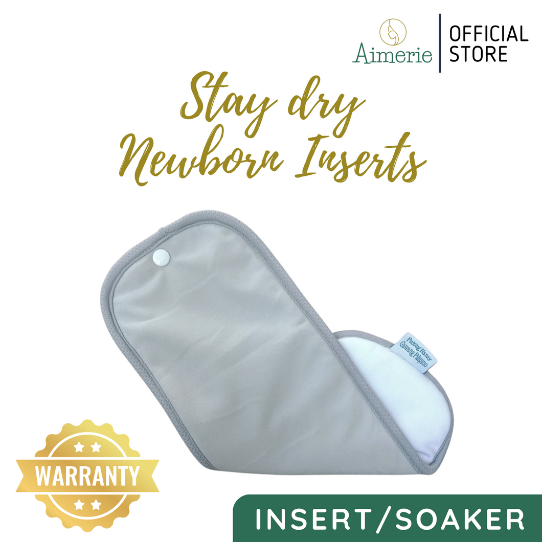 Newborn Stay Dry Insert Cotton Thin Booster for Cloth Diapers