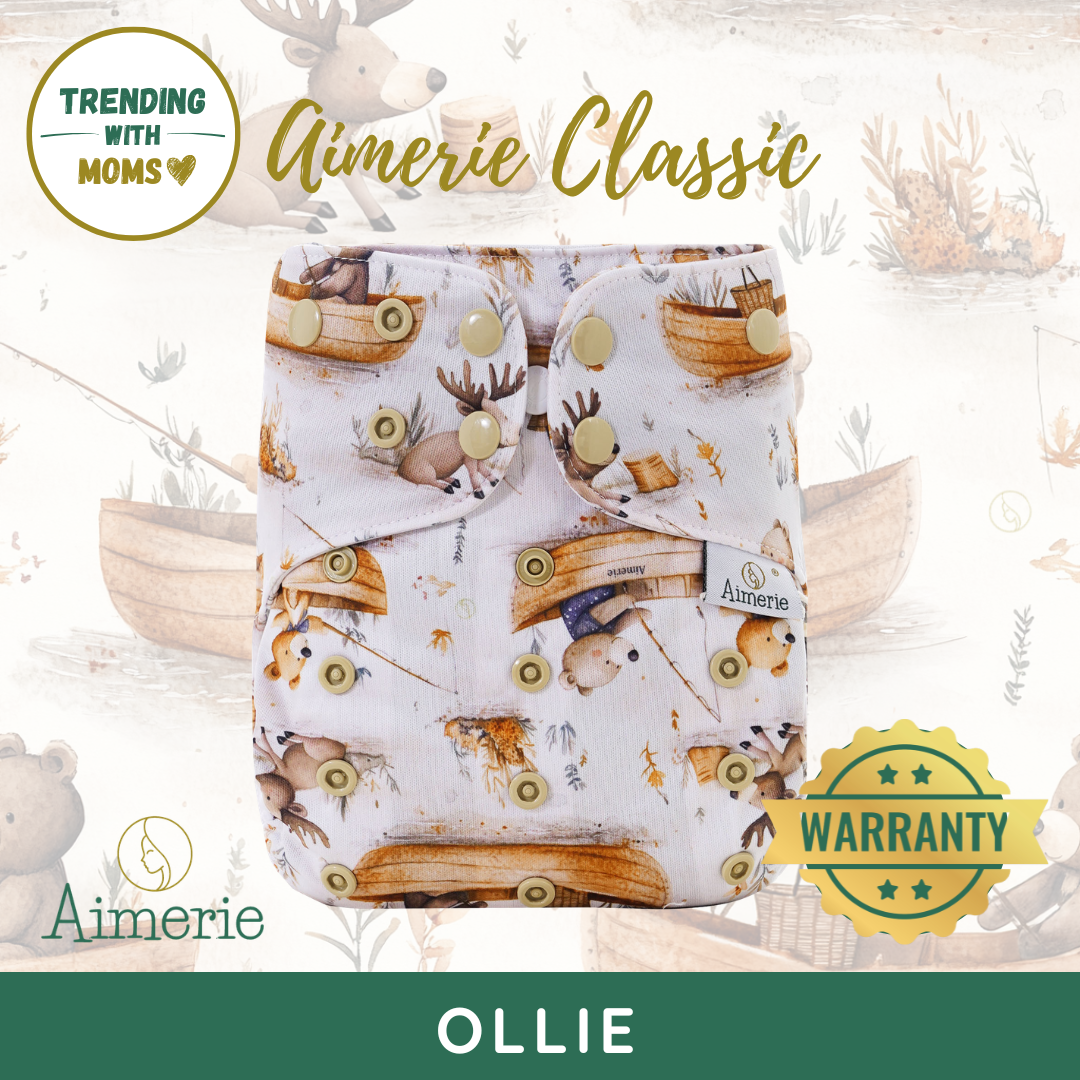 Aimerie Classic Diaper Covers Wipeable and Reusable