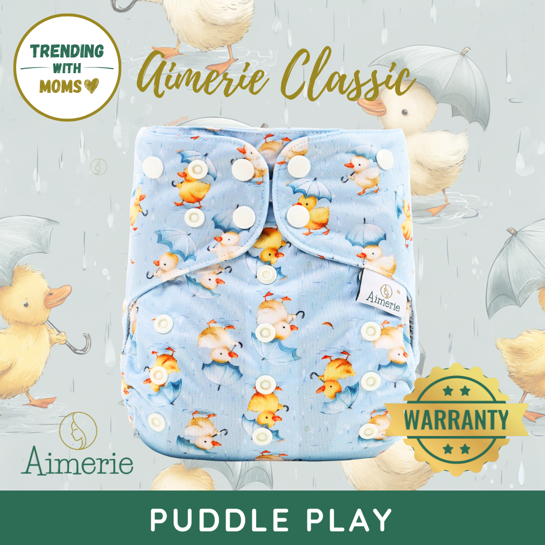 Aimerie Classic Diaper Covers Wipeable and Reusable