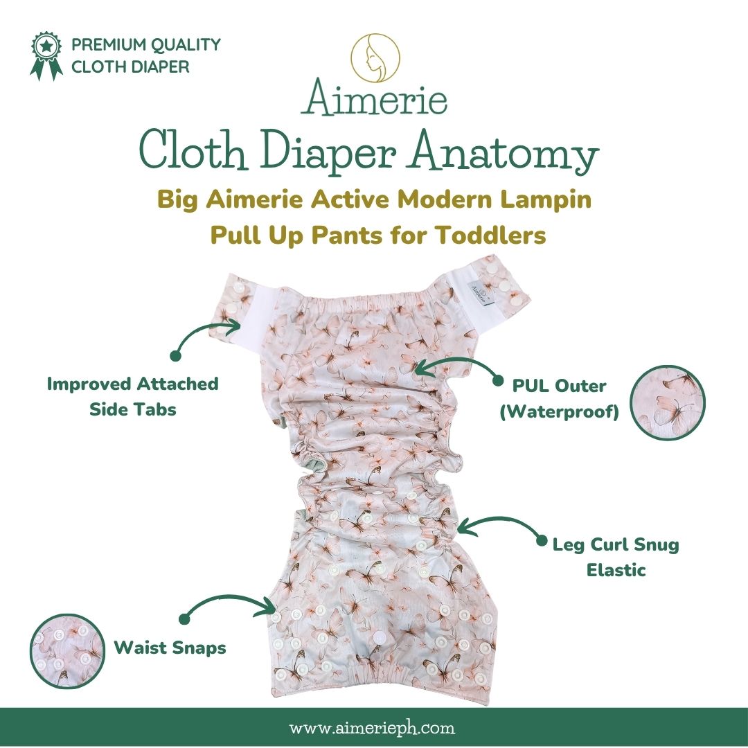 Big Aimerie Active Modern Lampin Pull Up Pants for Toddlers