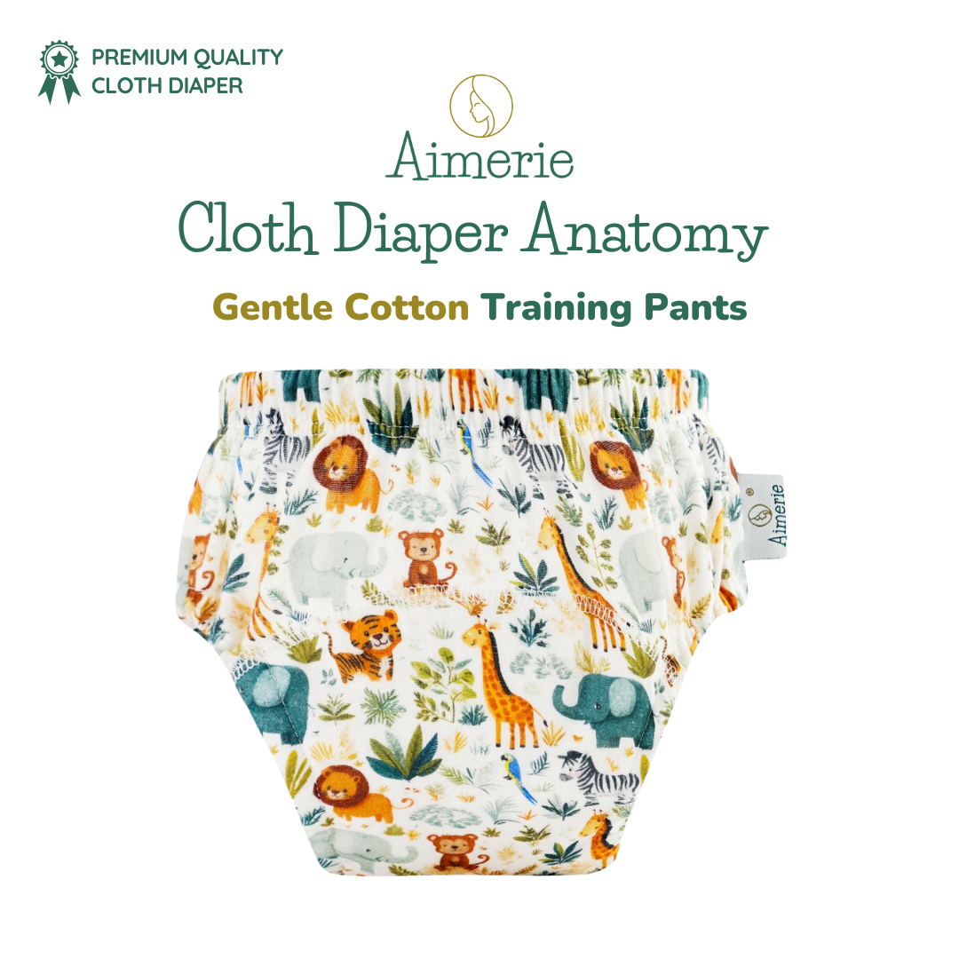 Aimerie Gentle Cotton Training Pants Pull Up Pants